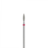 Fresa/Broca de diamante, forma de llama roja 2.1 8mm